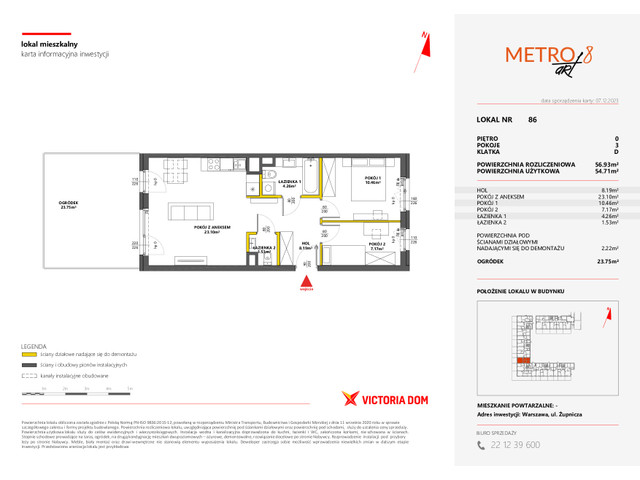 Mieszkanie w inwestycji METRO ART, symbol 8M.86 » nportal.pl