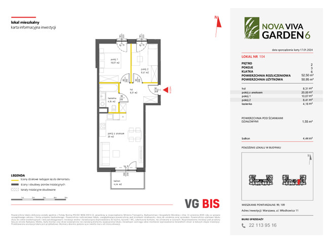 Mieszkanie w inwestycji NOVA VIVA GARDEN, symbol 6_A_104 » nportal.pl