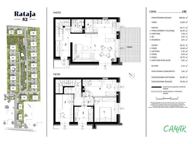 Mieszkanie w inwestycji Rataja 52 Osiedle Premium - mieszkania, symbol 13C » nportal.pl