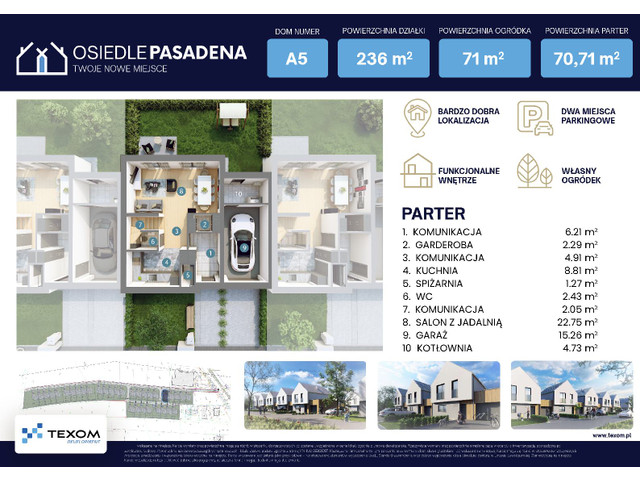 Dom w inwestycji Osiedle Pasadena, symbol A5 » nportal.pl