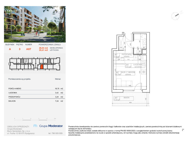 Mieszkanie w inwestycji Symfonia, symbol A-A87 » nportal.pl