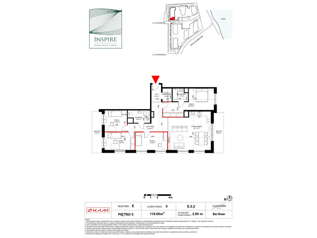 Mieszkanie w inwestycji INSPIRE, symbol E.5.2 » nportal.pl