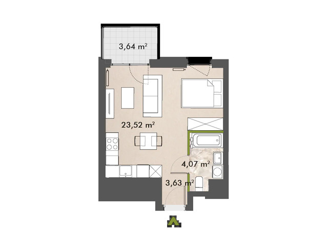 Mieszkanie w inwestycji XYZ Place, symbol 30/XY-F1.C.03.04 » nportal.pl