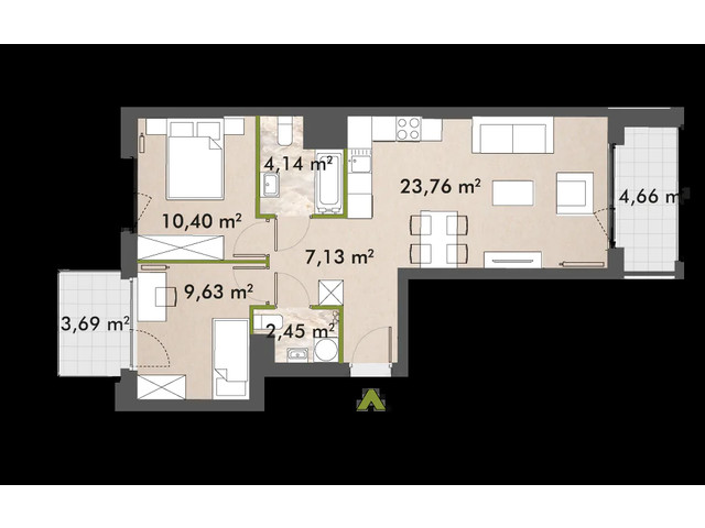Mieszkanie w inwestycji XYZ Place, symbol 30/XY-F1.B.06.04 » nportal.pl