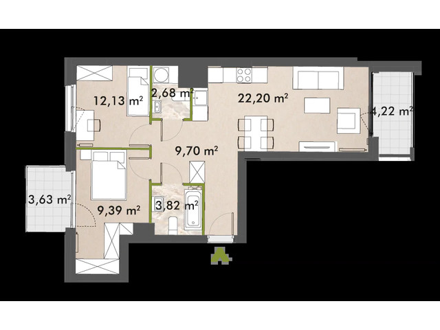 Mieszkanie w inwestycji XYZ Place, symbol 30/XY-F1.A.05.04 » nportal.pl