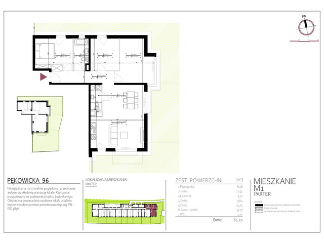 Mieszkanie w inwestycji Pękowicka 96, symbol 1 » nportal.pl