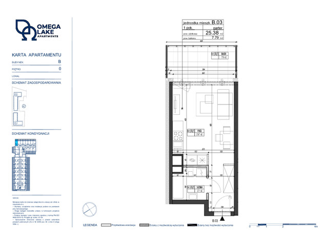 Komercyjne w inwestycji Omega Lake Apartments - lokale inwest..., budynek Do podanej ceny należy doliczyć 23% VAT., symbol B.0.03 » nportal.pl