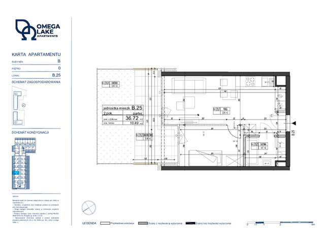 Komercyjne w inwestycji Omega Lake Apartments - lokale inwest..., budynek Do podanej ceny należy doliczyć 23% VAT., symbol B.0.25 » nportal.pl