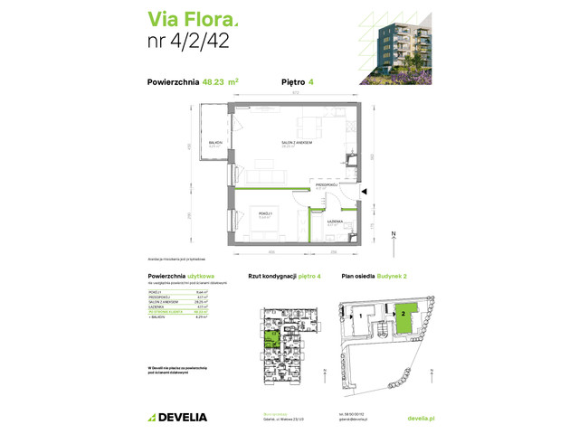 Mieszkanie w inwestycji Via Flora, symbol 2/42 » nportal.pl