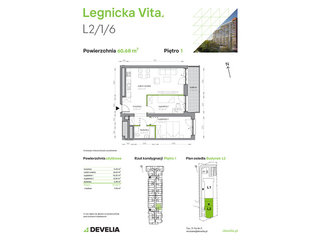 Mieszkanie w inwestycji Legnicka Vita, symbol L2/1/6 » nportal.pl