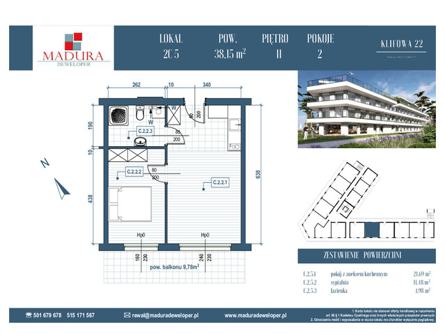 Mieszkanie w inwestycji Apartamenty w REWALU ul. Klifowa, symbol C.2.5 » nportal.pl