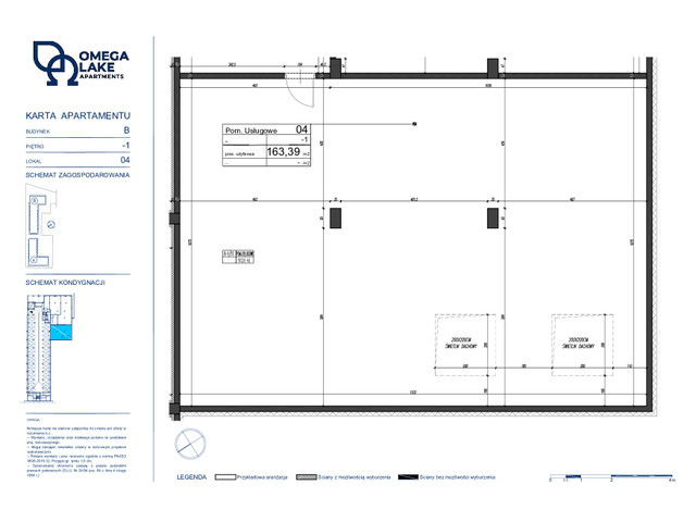 Komercyjne w inwestycji Omega Lake Apartments, budynek Lokal usługowy. Do ceny należy doliczyć 23% VAT., symbol B.04_-1 » nportal.pl