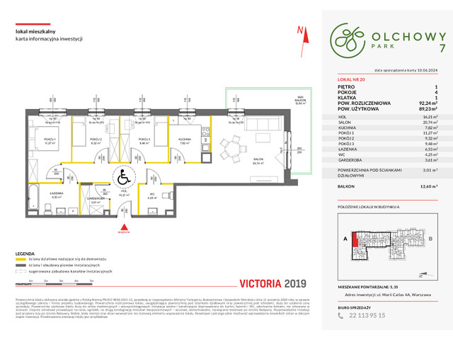 Mieszkanie w inwestycji OLCHOWY PARK, symbol 7_20 » nportal.pl