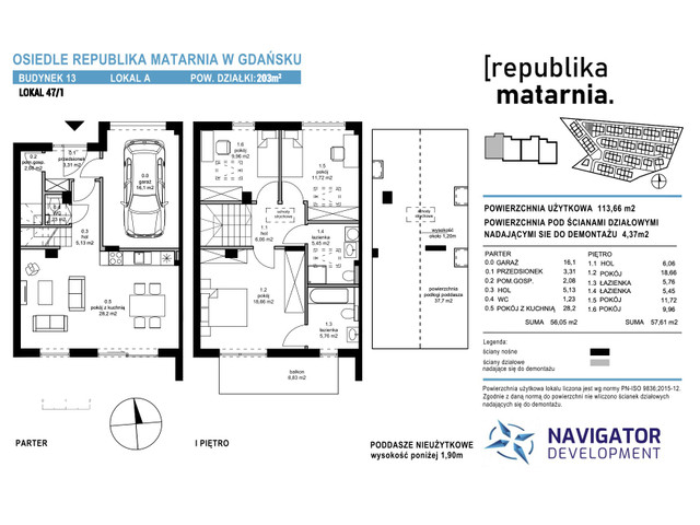 Dom w inwestycji REPUBLIKA MATARNIA, symbol 13A » nportal.pl