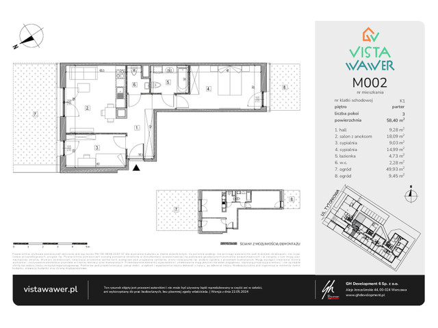Mieszkanie w inwestycji Vista Wawer, symbol M002 » nportal.pl