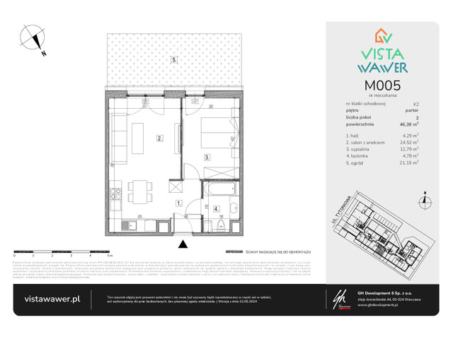 Mieszkanie w inwestycji Vista Wawer, symbol M005 » nportal.pl