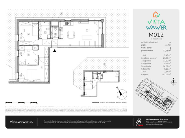 Mieszkanie w inwestycji Vista Wawer, symbol M012 » nportal.pl
