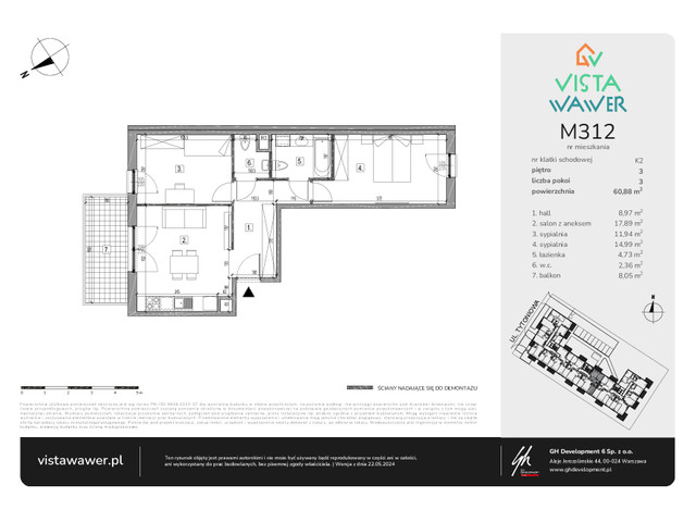 Mieszkanie w inwestycji Vista Wawer, symbol M312 » nportal.pl