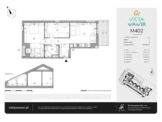 Mieszkanie w inwestycji Vista Wawer, symbol M402 » nportal.pl