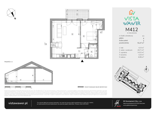 Mieszkanie w inwestycji Vista Wawer, symbol M412 » nportal.pl
