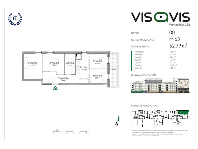 Mieszkanie w inwestycji VISAVIS, symbol 00.M.72 » nportal.pl