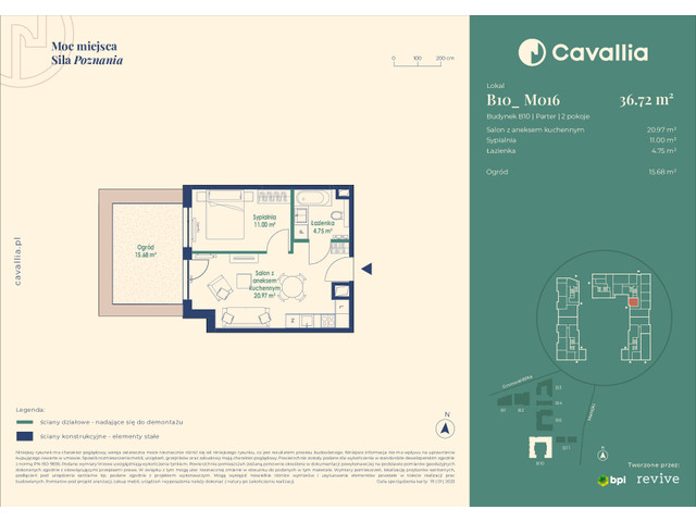 Mieszkanie w inwestycji Cavallia, symbol B10_M016 » nportal.pl