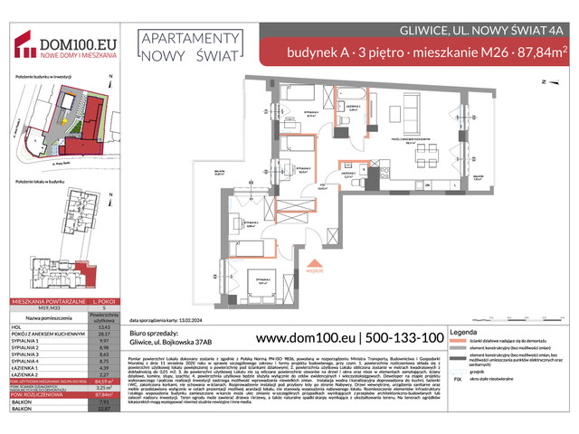 Mieszkanie w inwestycji Apartamenty Nowy Świat, symbol M26 » nportal.pl