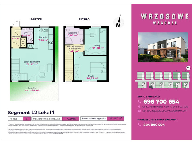 Dom w inwestycji Wrzosowe Wzgórze Etap III, symbol E3.L2.1 » nportal.pl