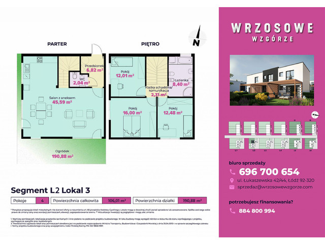 Dom w inwestycji Wrzosowe Wzgórze Etap III, symbol E3.L2.3 » nportal.pl