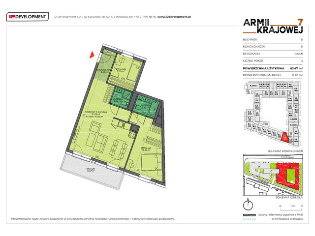 Mieszkanie w inwestycji Armii Krajowej 7, symbol B.5.M1 » nportal.pl