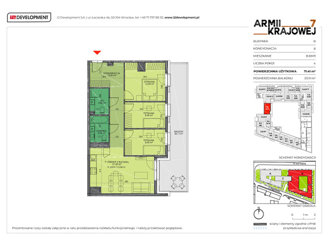 Mieszkanie w inwestycji Armii Krajowej 7, symbol B.8.M11 » nportal.pl