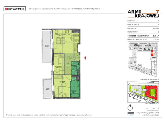 Mieszkanie w inwestycji Armii Krajowej 7, symbol B.8.M23 » nportal.pl