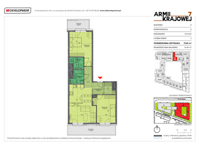 Mieszkanie w inwestycji Armii Krajowej 7, symbol B.8.M25 » nportal.pl