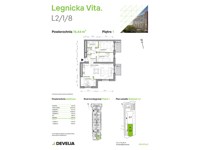 Mieszkanie w inwestycji Legnicka Vita, symbol L2/1/8 » nportal.pl