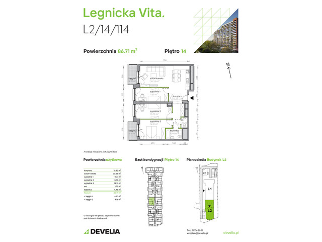 Mieszkanie w inwestycji Legnicka Vita, symbol L2/14/114 » nportal.pl