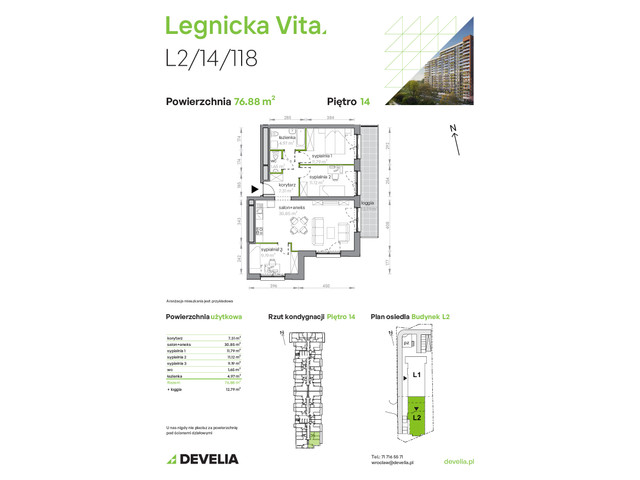 Mieszkanie w inwestycji Legnicka Vita, symbol L2/14/118 » nportal.pl