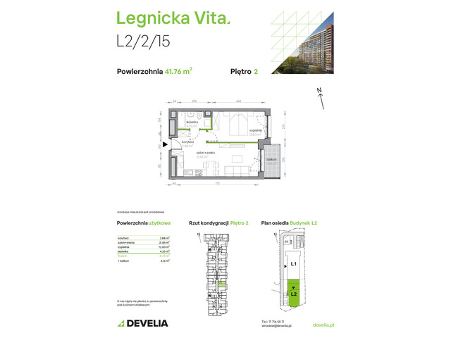 Mieszkanie w inwestycji Legnicka Vita, symbol L2/2/15 » nportal.pl