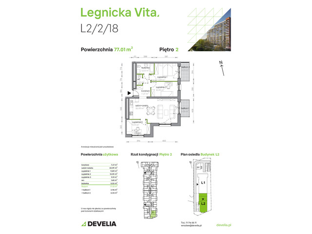 Mieszkanie w inwestycji Legnicka Vita, symbol L2/2/18 » nportal.pl