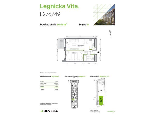 Mieszkanie w inwestycji Legnicka Vita, symbol L2/6/49 » nportal.pl