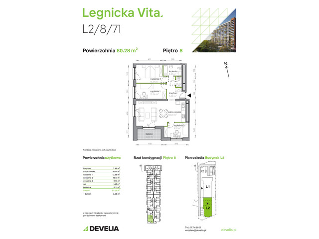 Mieszkanie w inwestycji Legnicka Vita, symbol L2/8/71 » nportal.pl