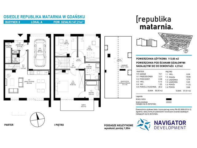 Mieszkanie w inwestycji REPUBLIKA MATARNIA, symbol M.8A » nportal.pl