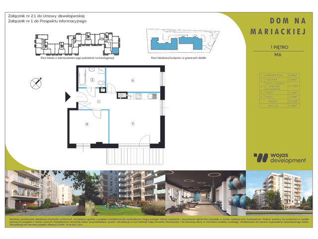 Mieszkanie w inwestycji DOM NA MARIACKIEJ, symbol M6 » nportal.pl
