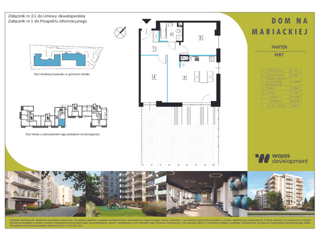 Mieszkanie w inwestycji DOM NA MARIACKIEJ, symbol M87 » nportal.pl