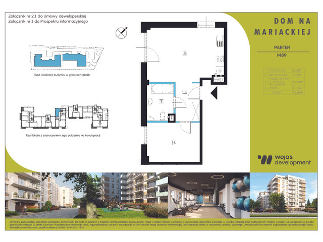 Mieszkanie w inwestycji DOM NA MARIACKIEJ, symbol M89 » nportal.pl