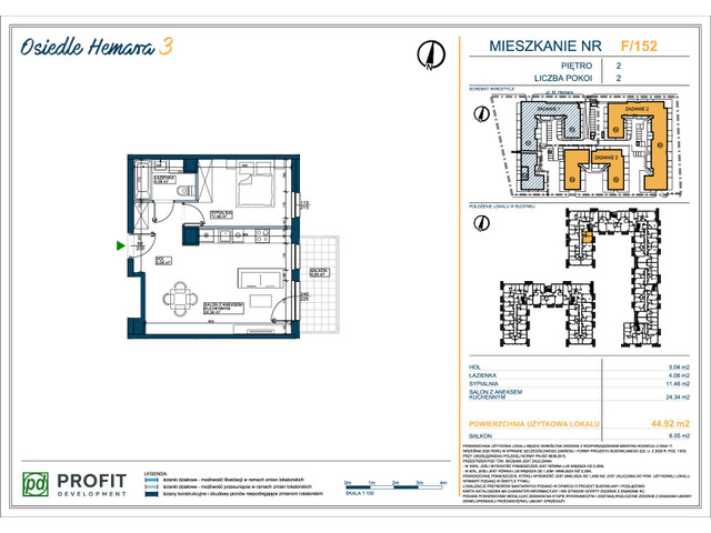 Mieszkanie w inwestycji Osiedle Hemara, symbol 152 » nportal.pl