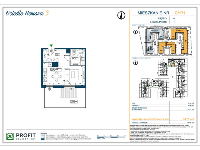 Mieszkanie w inwestycji Osiedle Hemara, symbol 171 » nportal.pl