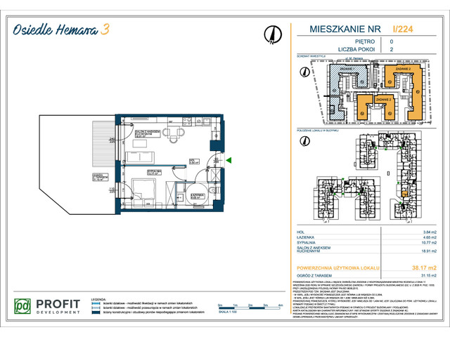 Mieszkanie w inwestycji Osiedle Hemara, symbol 224 » nportal.pl