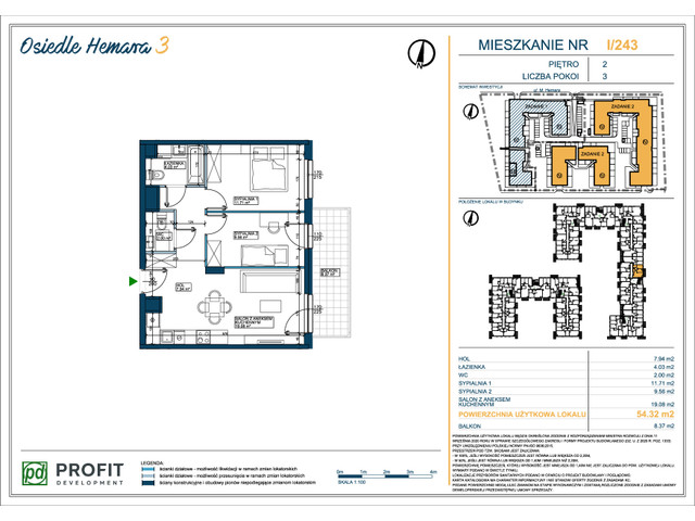 Mieszkanie w inwestycji Osiedle Hemara, symbol 243 » nportal.pl