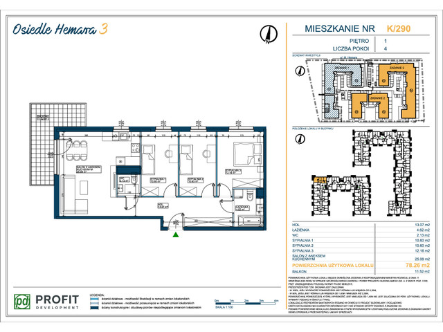 Mieszkanie w inwestycji Osiedle Hemara, symbol 290 » nportal.pl