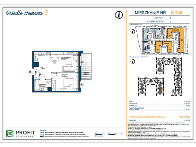 Mieszkanie w inwestycji Osiedle Hemara, symbol 348 » nportal.pl